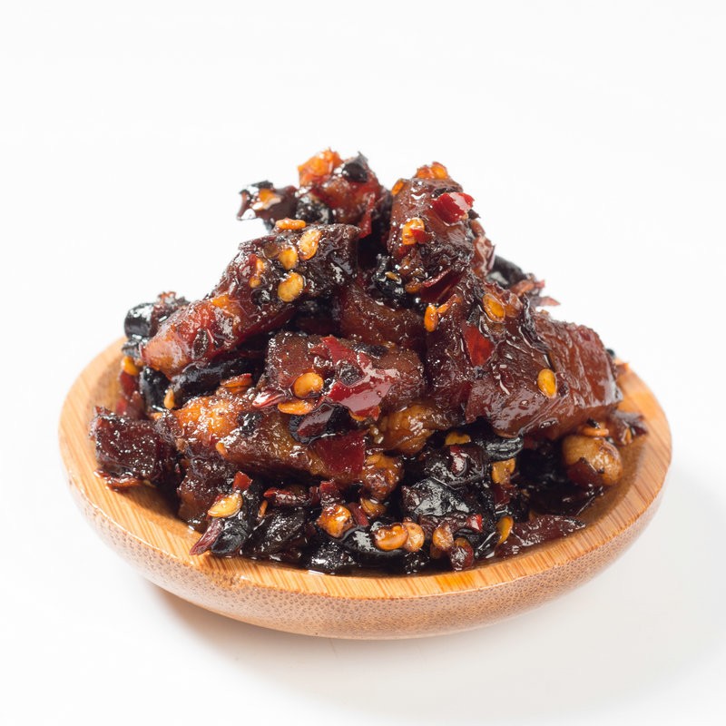 腊肉下饭菜批发 湘西农家自制烟熏土猪肉218g 开胃爽口香辣腊肉图5