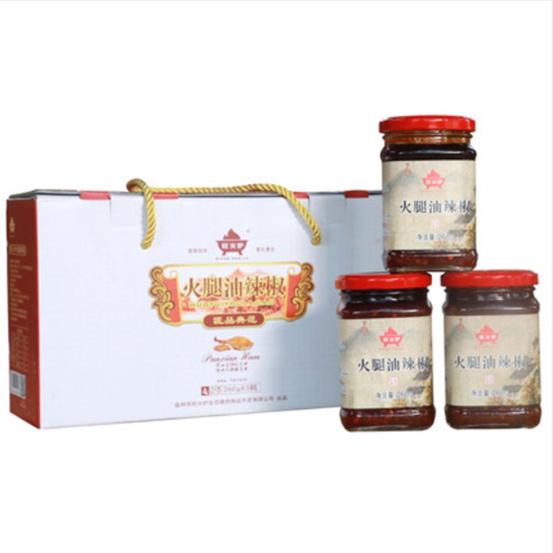 贵州特产辣椒酱油泼辣子旺火炉盘县火腿油辣椒260g凉拌下饭调味酱图4