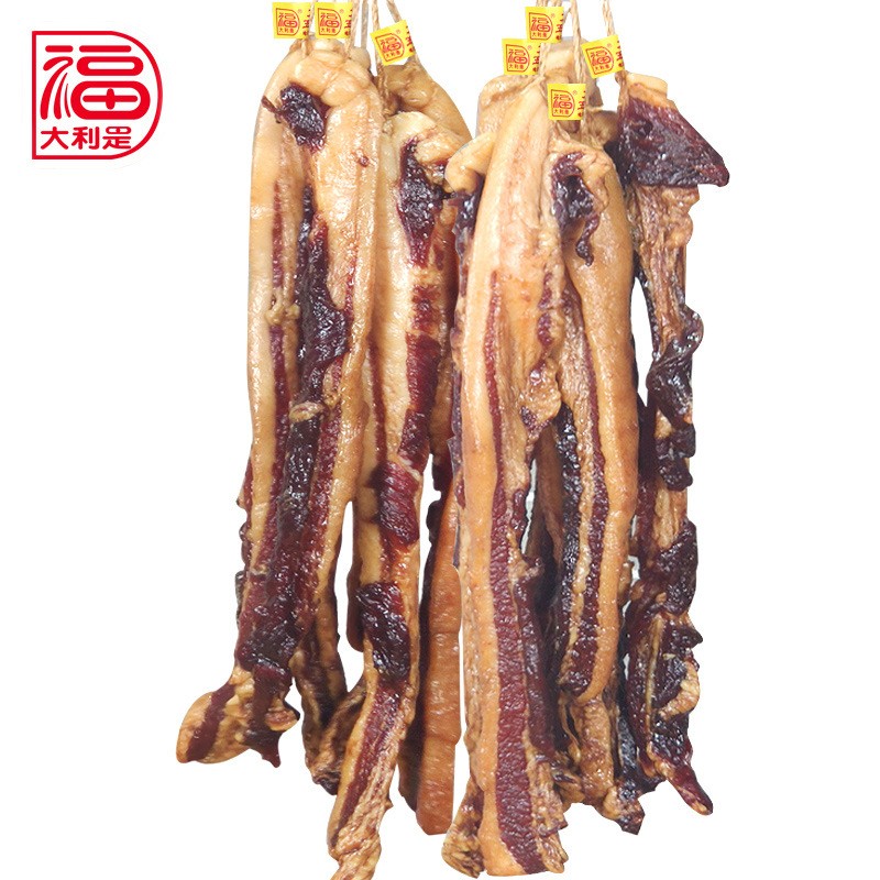 得福酱香美味广东特产五花广式腊肉 腊味煲仔饭商用散装腊肉定制图4