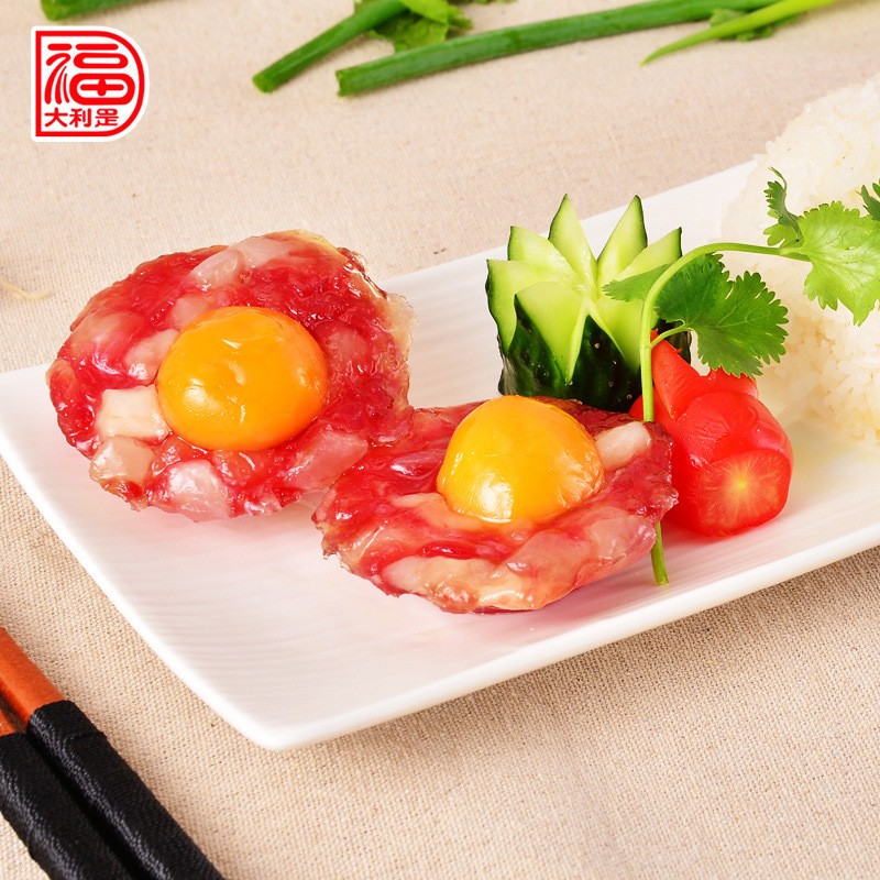 得福大利是腊味 广东广味广式特色香肠腊肠腊肉 凤凰球75g两只装图2