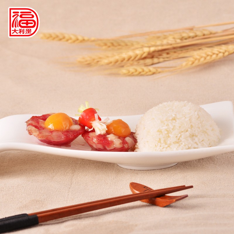 得福大利是腊味 广东广味广式特色香肠腊肠腊肉 凤凰球75g两只装图5