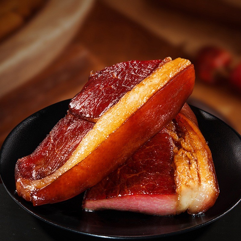 湖南特产湘西腊肉批发 农家自制烟熏后腿腊肉土特产一件代发