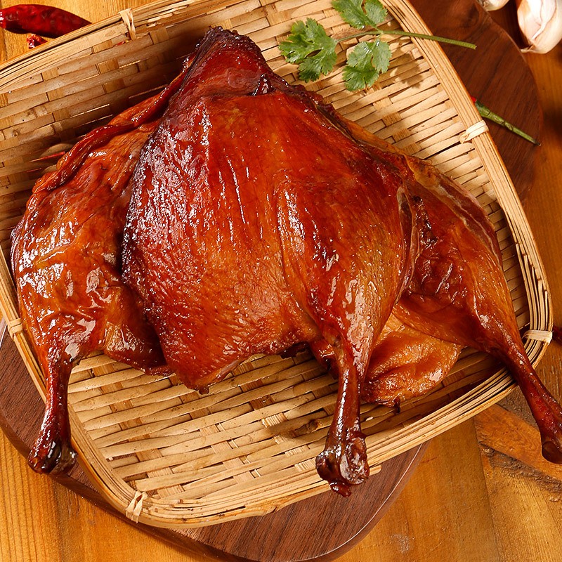 腊味鸭腿农家散养肉鸭子 批发商超烟熏腊鸭腿 湖南特产腌制咸鸭腿图5