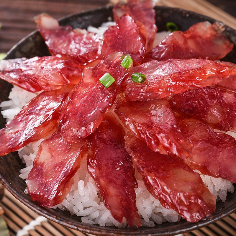 10斤江门腊香肠广式腊肠地摊货源腊肉麻辣烫餐饮腊肠香肠整箱批发图3