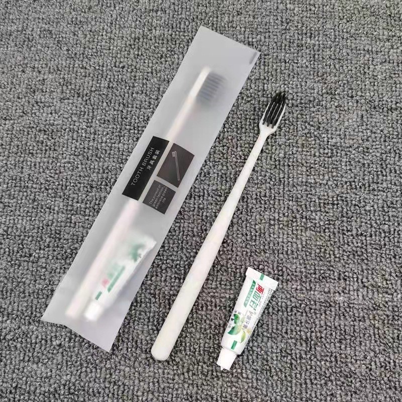 宾馆民宿一次性拉毛拖鞋洗浴中心牙刷梳子酒店一次性洗漱用品套装图3