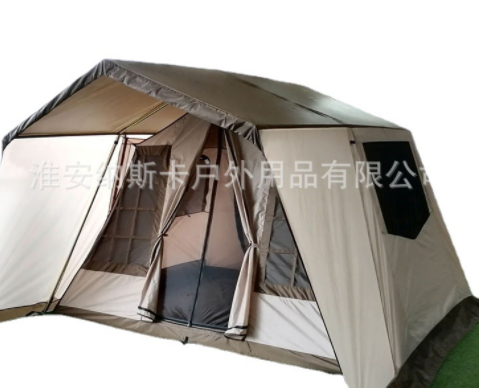 日式小川帐篷豪华露营防雨防晒精致大型帐篷3-4人图5