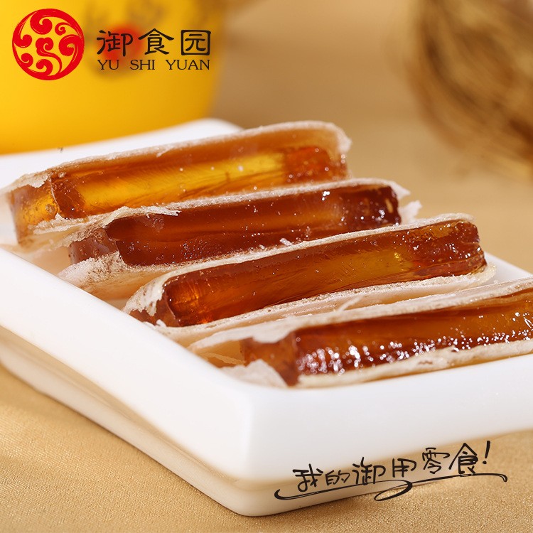 御食园传统糕点果味茯苓夹饼 北京特产 多种口味500g包邮图2
