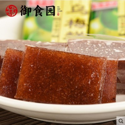 御食园乌梅糕/野山枣糕500g酸果糕厚片软糖办公室休闲年货零食