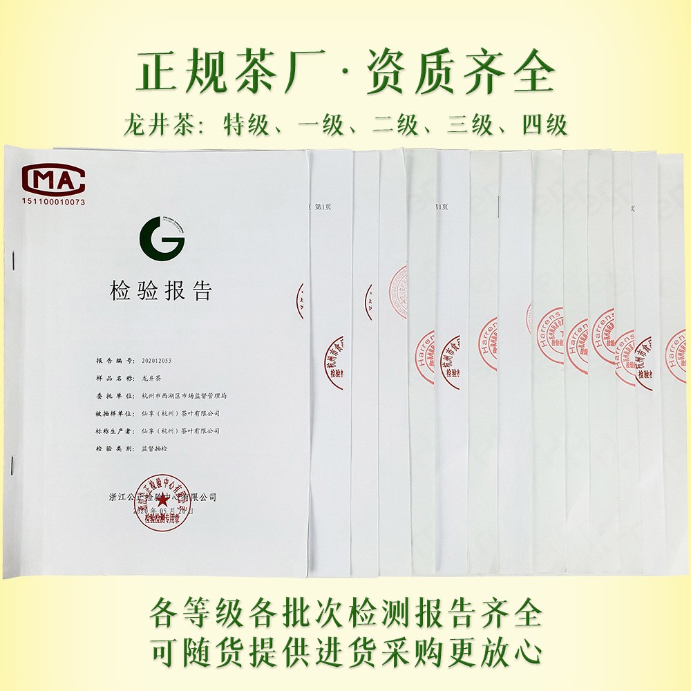 绿版龙井2022新茶上市高山明前雨前绿茶叶散装批发原产地厂家直销图3