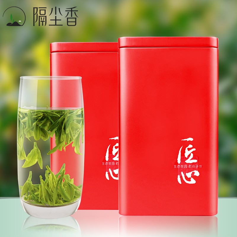 浙江龙井2021新茶厂家批发高山绿茶叶西湖越乡罐装200g龙井茶定制图1