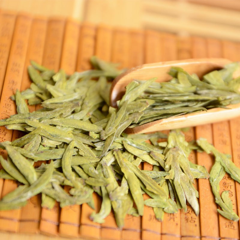 2022新茶明前高山龙井绿茶杭州豆香茶叶散装春茶茶叶厂家批发图1