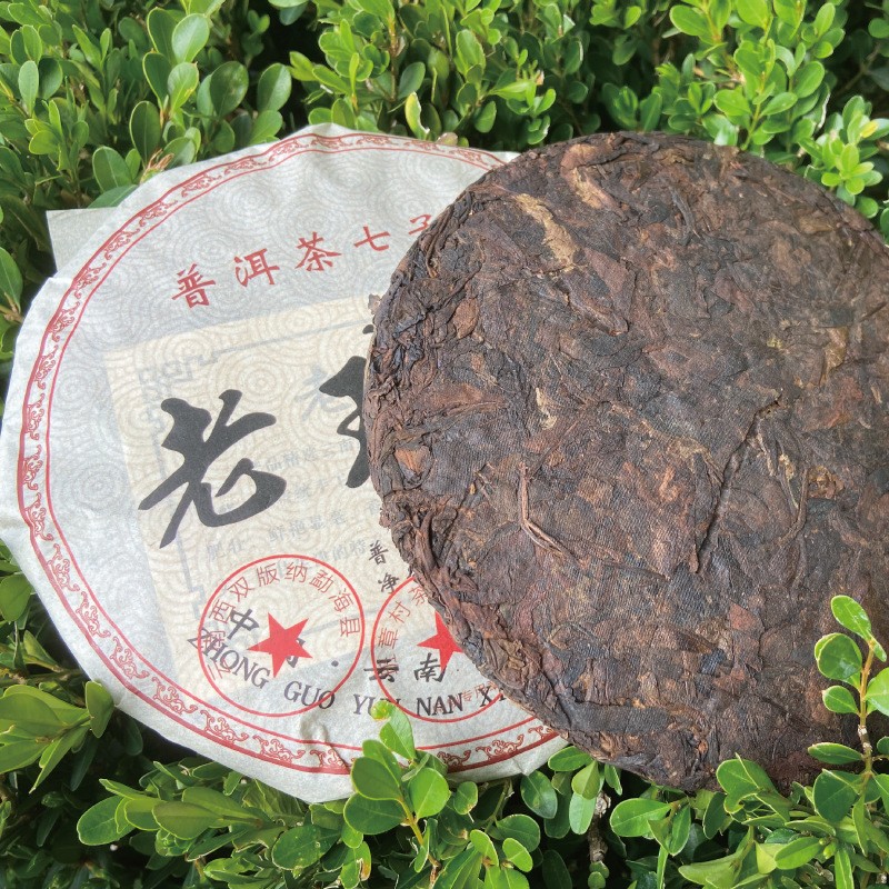 延初茶业 云南普洱茶熟茶357克老班章熟茶大叶茶饼茶厂家直接发货图3