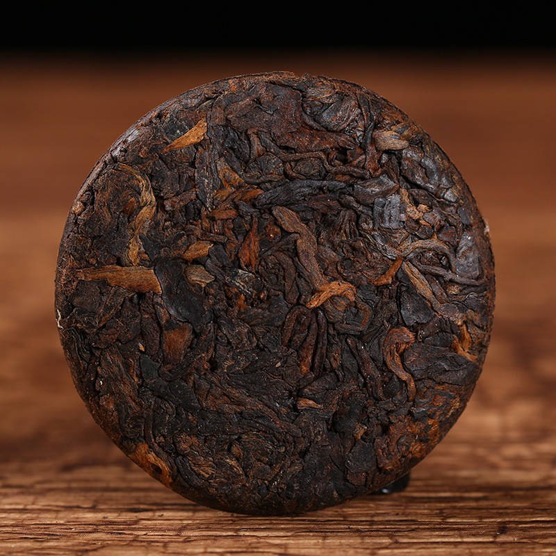 批发云南普洱茶叶 勐海熟茶福禄寿喜迷你玲珑七子小饼竹箩装336克图2