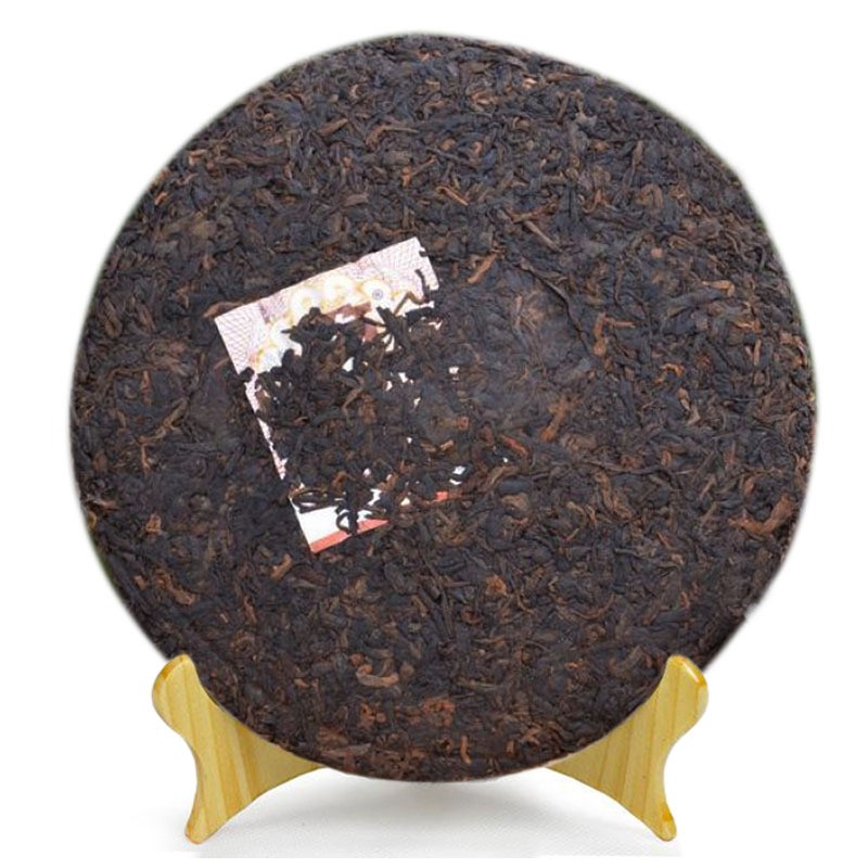 茶叶大益普洱茶熟茶2006年大益7572老普洱茶饼357g昆明干仓高香版图3