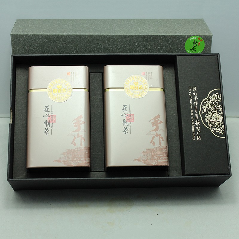 2022年 新茶叶 杭州龙井明前一级龙井茶250g礼盒装茶农直供图3