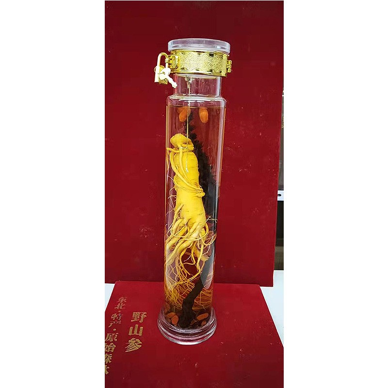 老参王酒长白山52度鹿鞭鹿茸枸杞养生酒礼盒装东北特产保鲜人参酒图3
