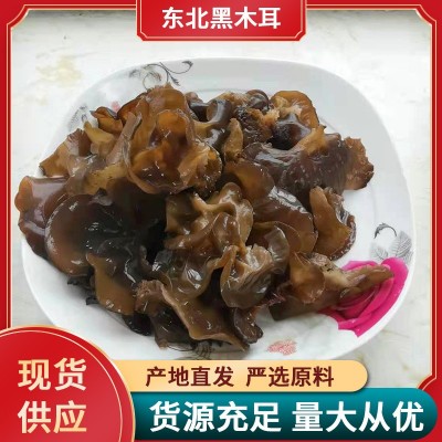 批发东北秋黑木耳特产干货 云耳 长白山椴木耳 小碗秋木耳 500g