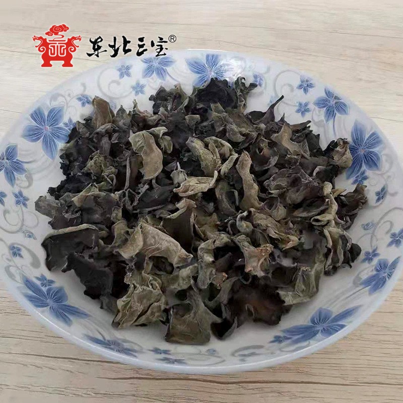 批发东北秋黑木耳特产干货 云耳 长白山椴木耳 小碗秋木耳 500g图3