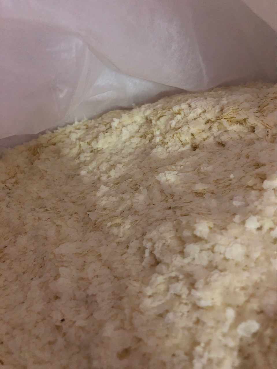 散装状态饵料雪花粉