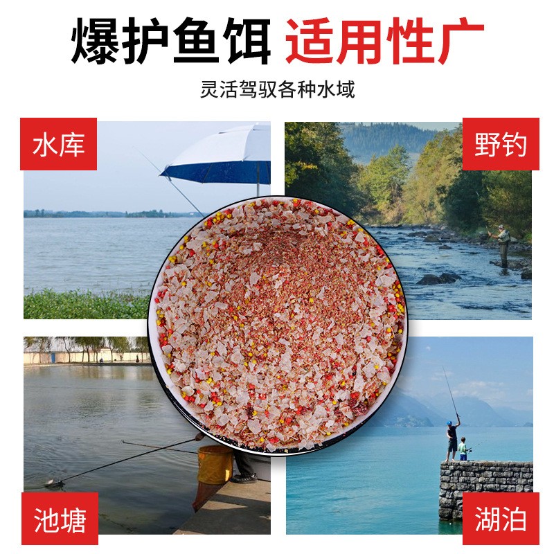 高歌广谱饵料鲫鱼鲤鱼翘嘴饵料腥香香腥奶香果香钓饵四季通用散装图3