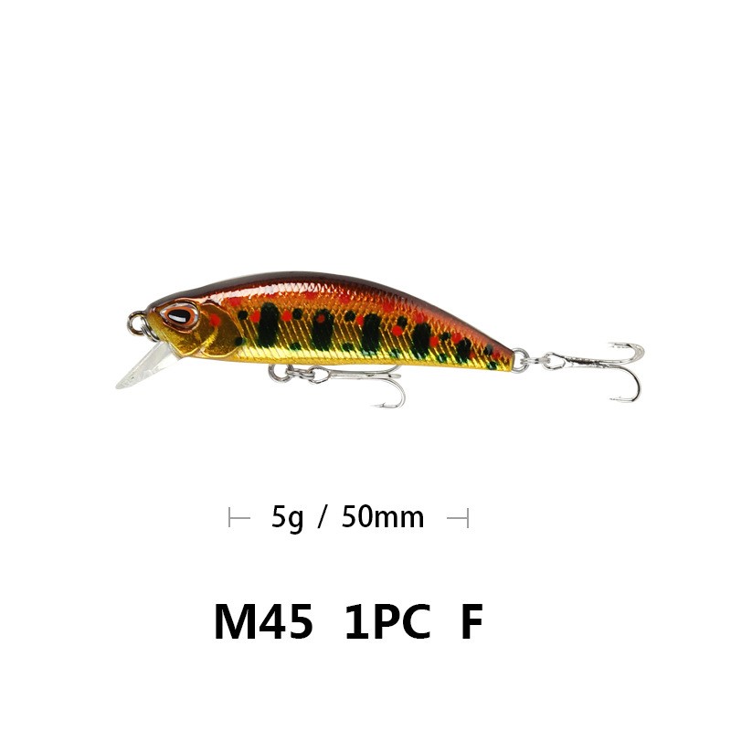 沉水米诺5.5cm/5g 全泳层 震颤下沉鳜鱼翘嘴路亚饵M45图4