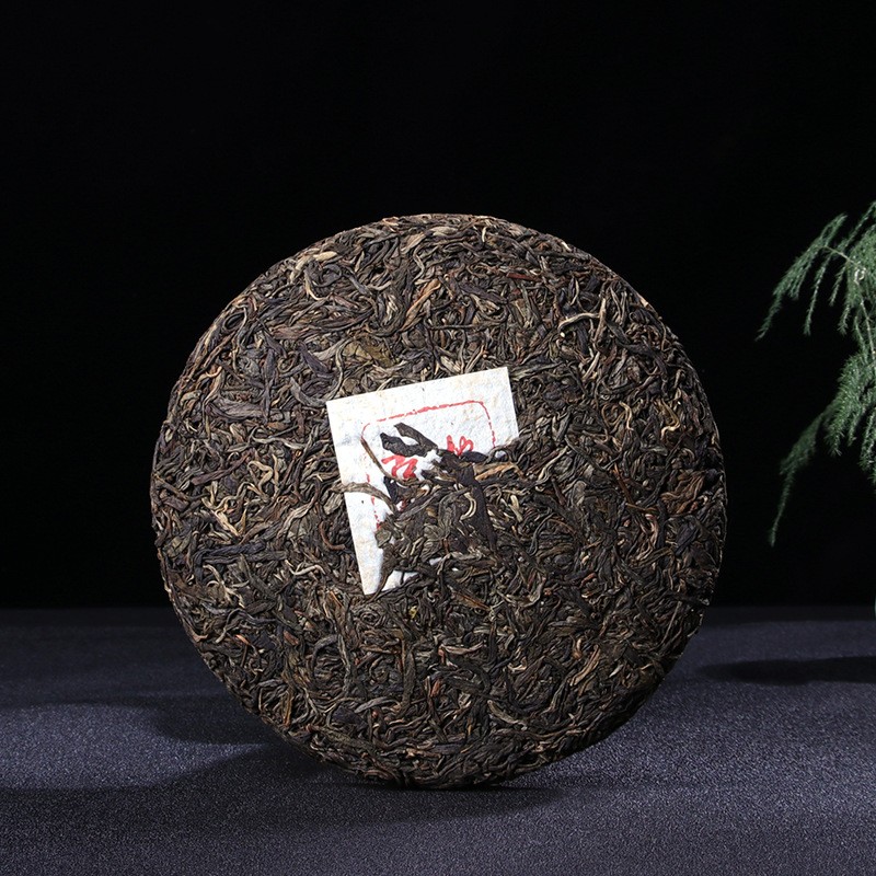 勐库华益茶厂2014年冰岛地界普洱茶生茶饼茶春茶叶批发400g图3
