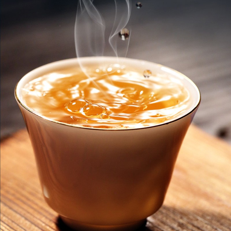 勐库华益茶厂2014年冰岛地界普洱茶生茶饼茶春茶叶批发400g图2