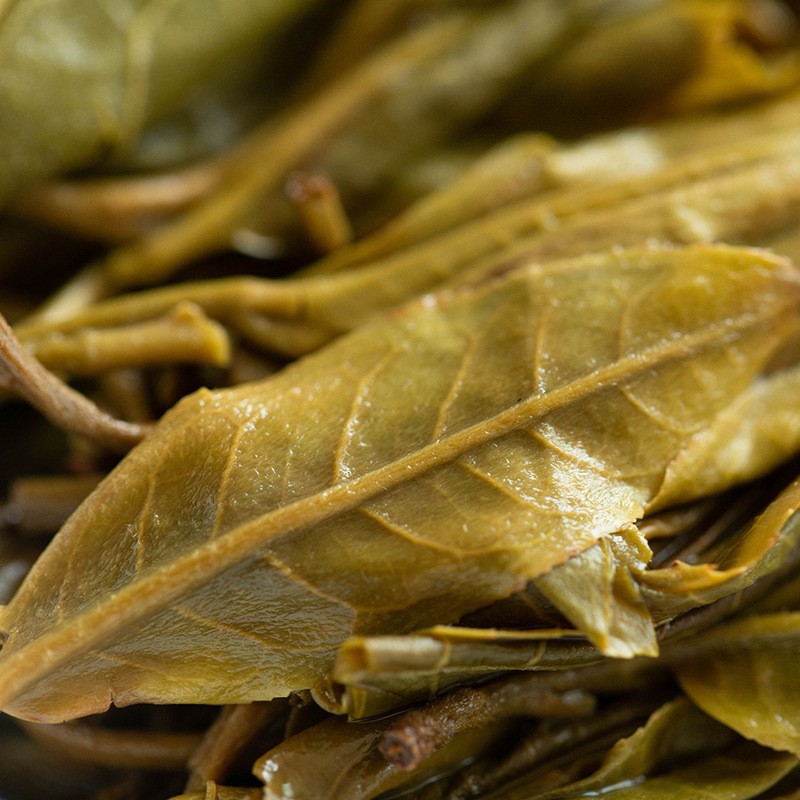 华益茶厂云南勐库普洱茶2016年小勐峨生茶饼茶357g图3