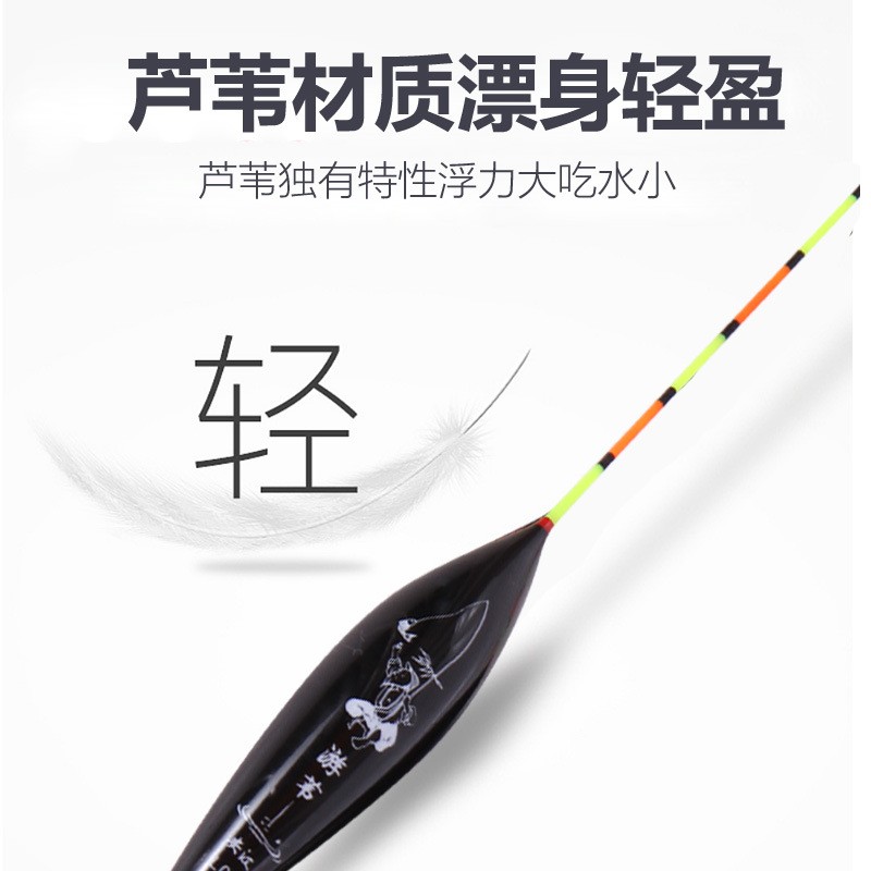 安江陈年芦苇浮漂高灵敏加粗醒目尾鲤鱼鲫鱼青鱼大物漂竞技轻口漂图4