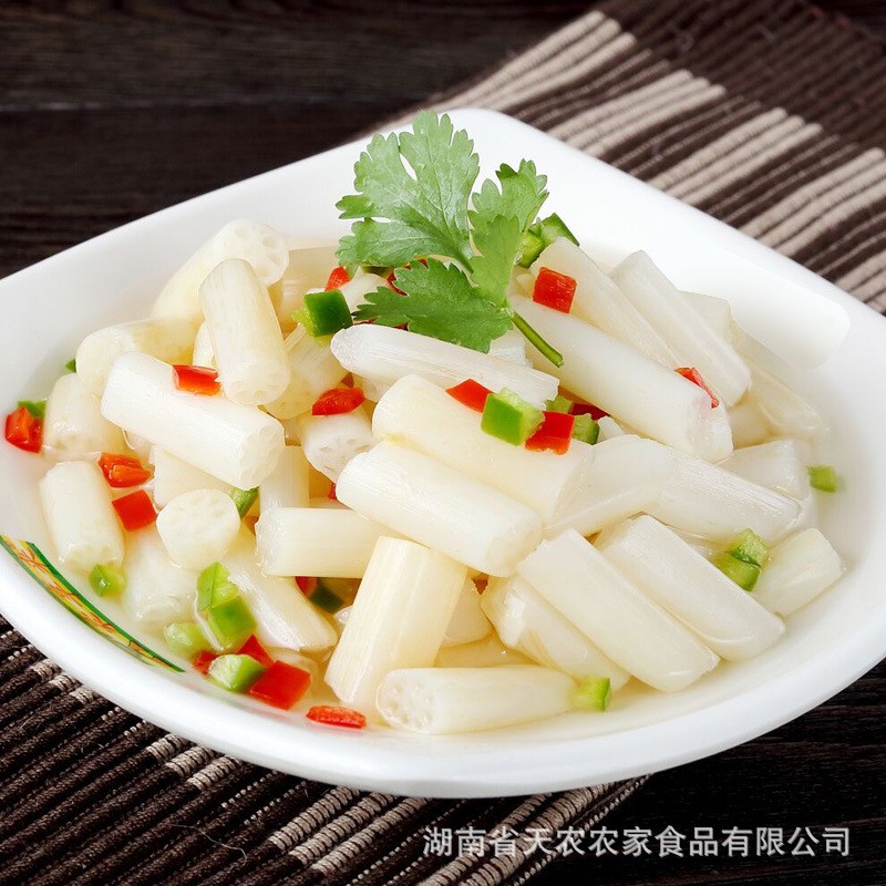 湖北特产洪湖泡藕带 泡椒酸辣藕带 酸菜酒店凉菜下饭菜泡菜藕尖图3