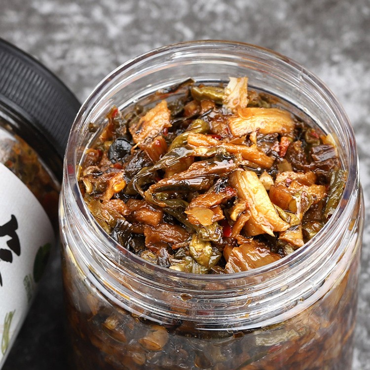 湘西农家外婆菜下饭菜腌菜香辣榨菜咸菜湖南土特产萝卜干腊八豆图4