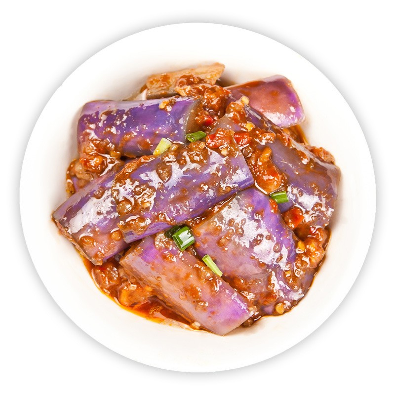 王小余肉末茄子200g速冻食品盖浇饭快餐方便成品菜10包料理包图4