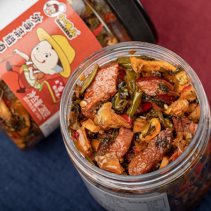 厂价批发 湖南香辣小鱼仔农家自制下饭菜零食小吃柴火鱼瓶装图3