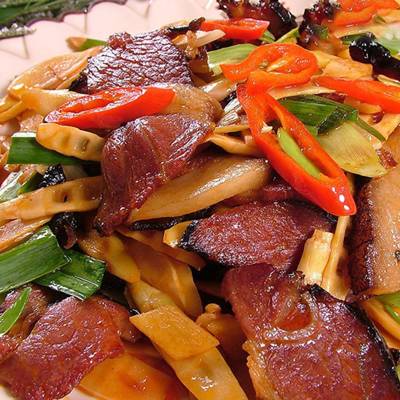 老八区后腿腊肉烟熏猪肉咸肉湘西风干腊肉土猪张家界湖南特产图3