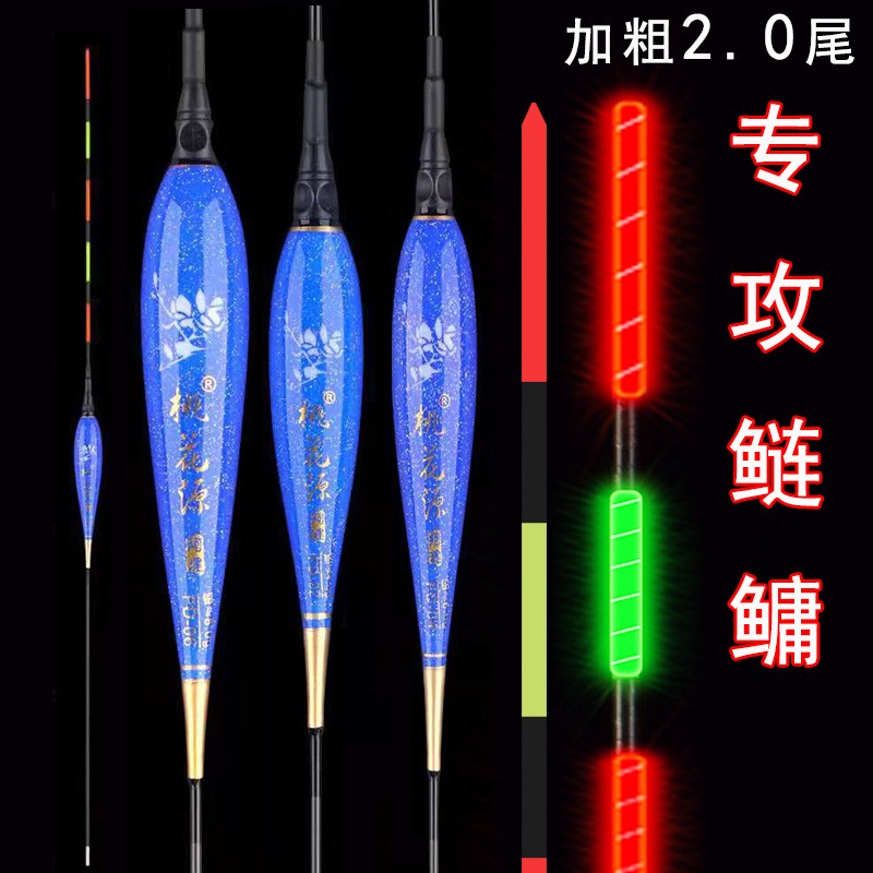 青草鲢鳙鱼漂大物夜光漂电子大物漂日夜两用高灵敏醒目浮漂鱼标浮图3