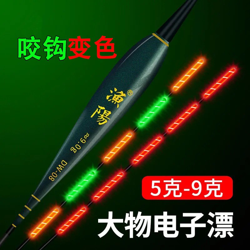 青草鲢鳙鱼漂大物夜光漂电子大物漂日夜两用高灵敏醒目浮漂鱼标浮图2