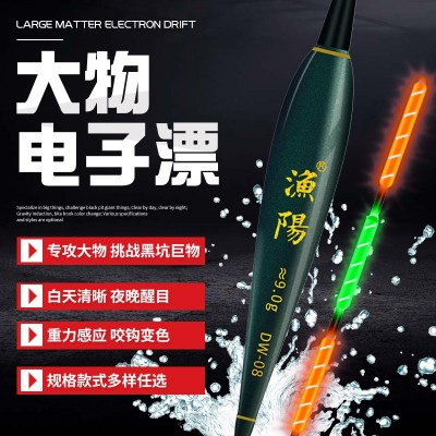 咬钩变色大物漂夜光漂电子浮漂鱼漂鱼标浮标库钓远投巨物青鱼鲢鳙
