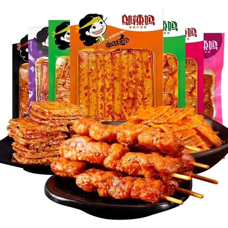 邬辣妈辣条酒鬼豆筋70g/包香辣麻辣豆腐干豆制品麻辣小吃图5