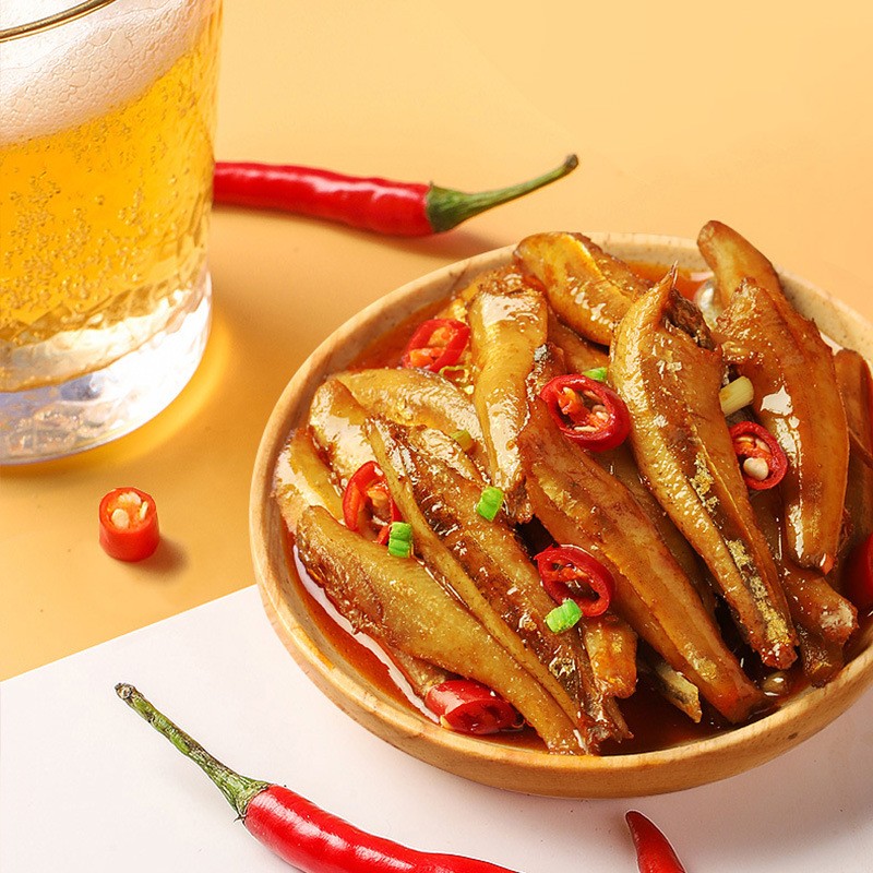 劲仔小鱼仔盒装湖南特产香辣小鱼干毛毛鱼小包装麻辣零食小吃现货图5