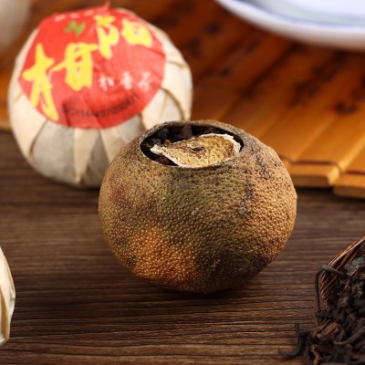 500g新会小青柑普洱茶陈皮柑普茶茶叶礼盒装宫廷桔橘熟茶散茶生晒