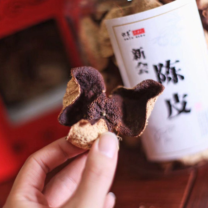 新会陈皮地理标志干仓三年陈皮大红陈皮250g袋装承丰堂厂家批发图4