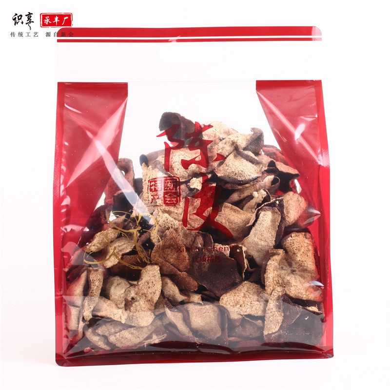 新会陈皮地理标志干仓五年陈皮大红陈皮500g袋装承丰堂厂家批发图2