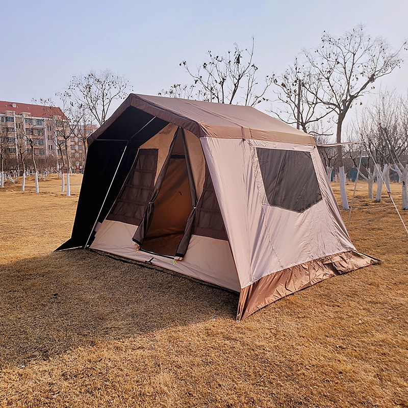 林间小屋帐篷露营防蚊便携式帐篷野外探险跨境帐篷野外生存遮阳棚图3