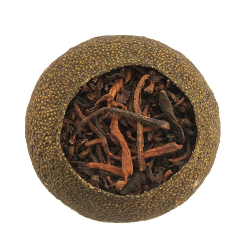浓香新会生晒小青柑普洱茶 云南宫廷古树普洱熟茶 柑普茶现货批发图3