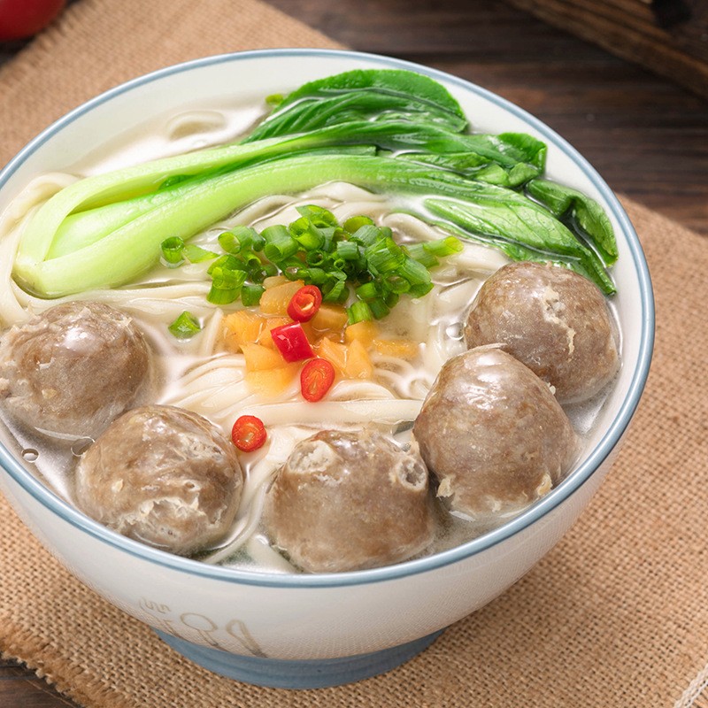 潮汕特产牛肉丸子 围炉火锅手打牛肉丸 烧烤食材1斤装2斤装 批发图3