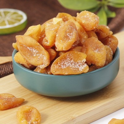 竹蜂盐黄皮干 绿香园蜜饯果脯零食黄皮干散装无核