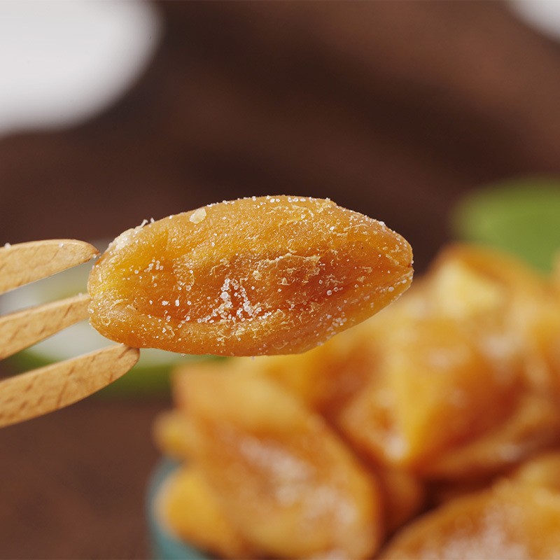 竹蜂盐黄皮干 绿香园蜜饯果脯零食黄皮干散装无核图4