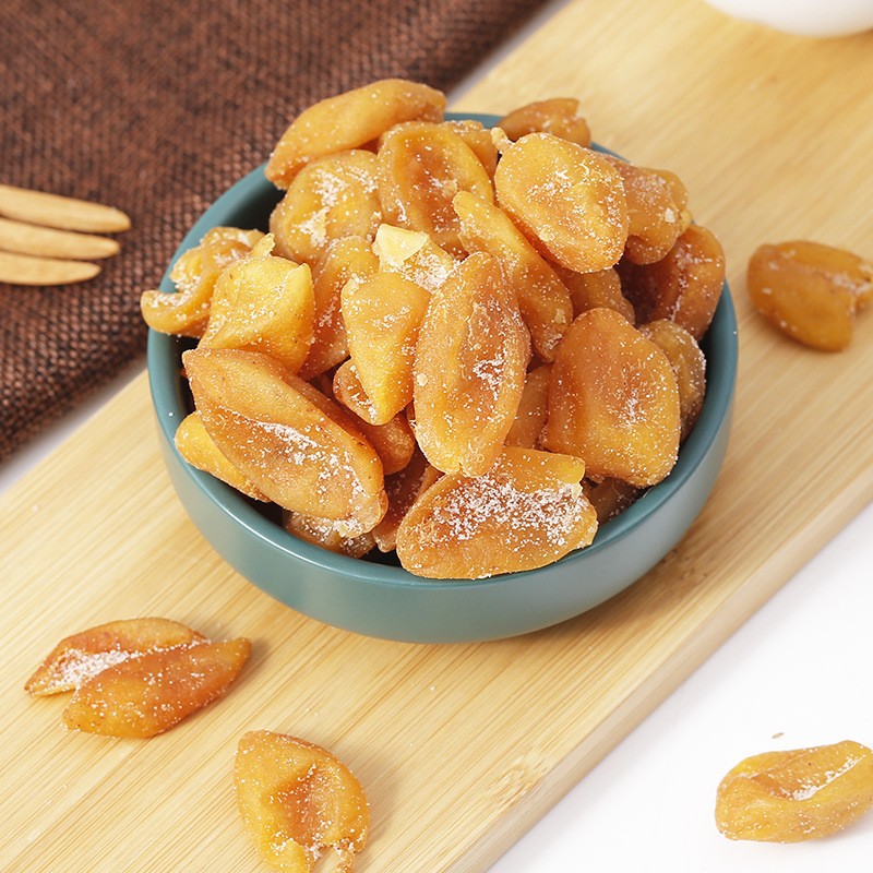 竹蜂盐黄皮干 绿香园蜜饯果脯零食黄皮干散装无核图2