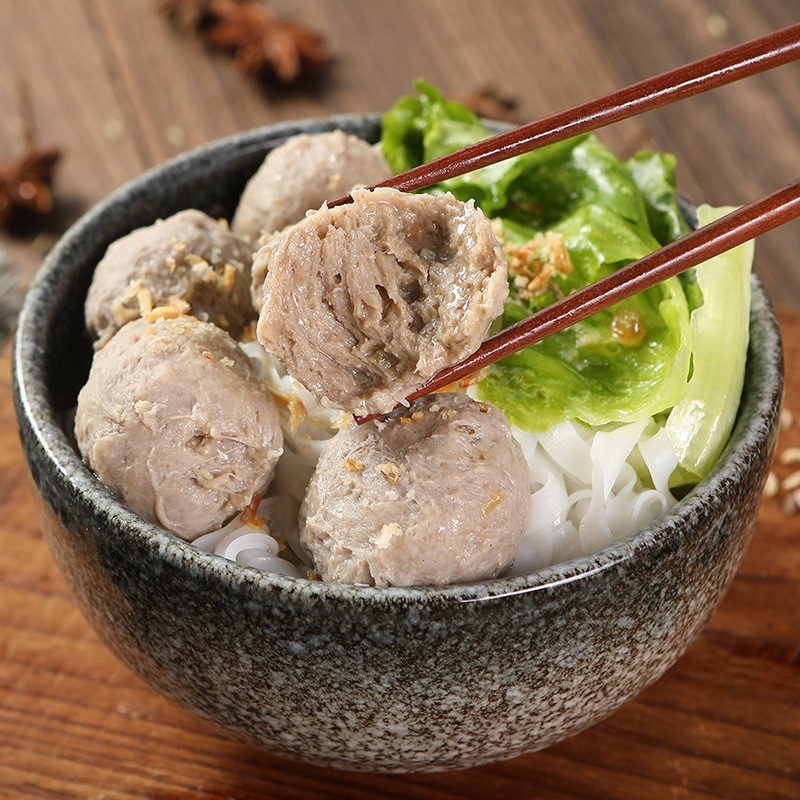 潮汕牛肉丸500g永昌顺一斤牛筋丸关东煮批发火锅丸子火锅食材图4