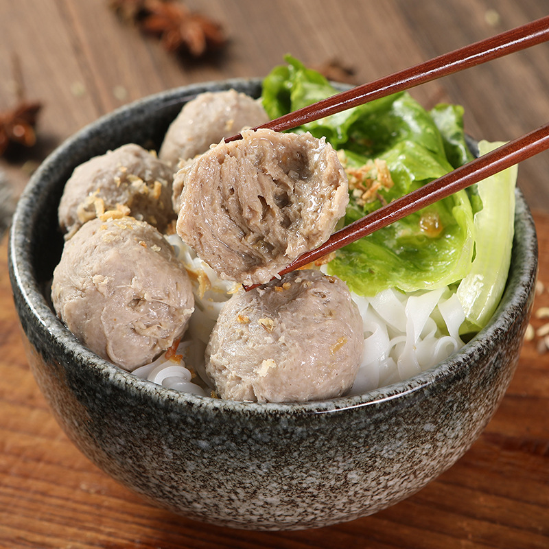 潮汕牛肉丸500g永昌顺一斤牛筋丸关东煮批发火锅丸子火锅食材图3
